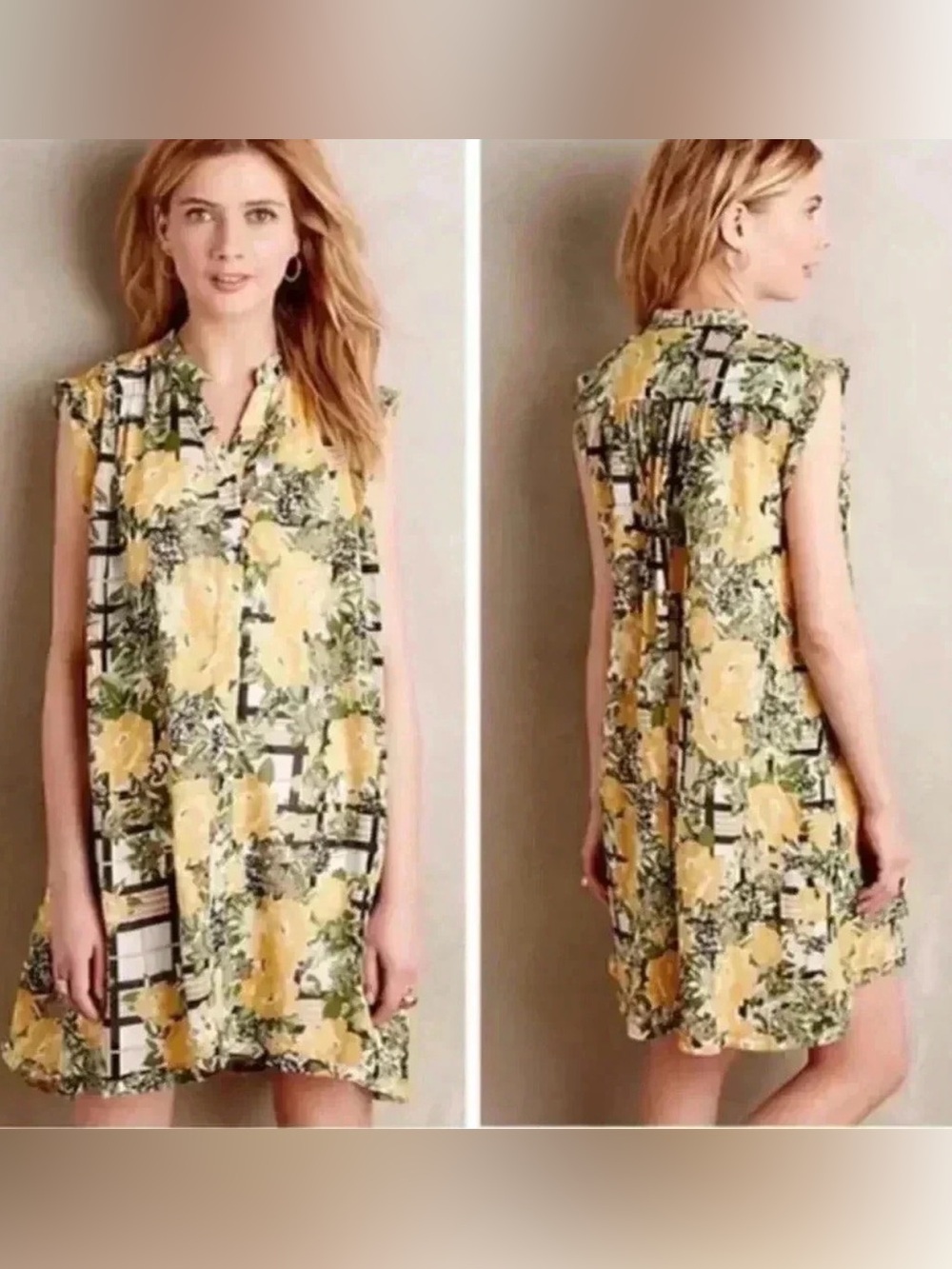 Anthropologie Porridge Arboretum Dress